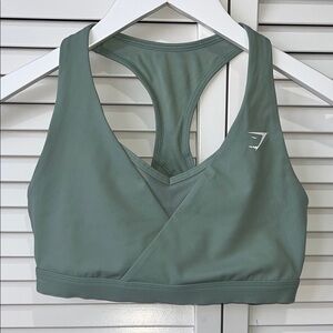 Gymshark Sage Green Sports Bra